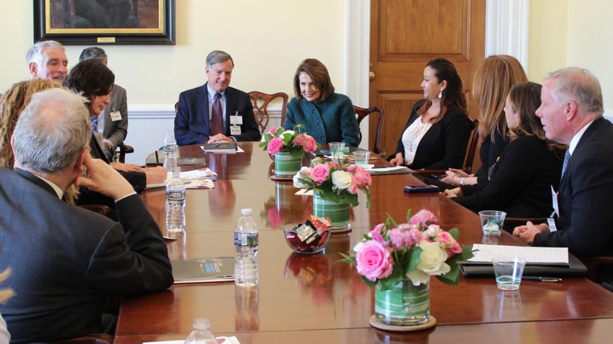 The San Francisco Chamber of Commerce meets with Leader Pelosi