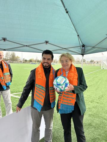 Rep. Lofgren with Salinas Regional Soccer Complex