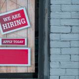 We're Hiring Sign